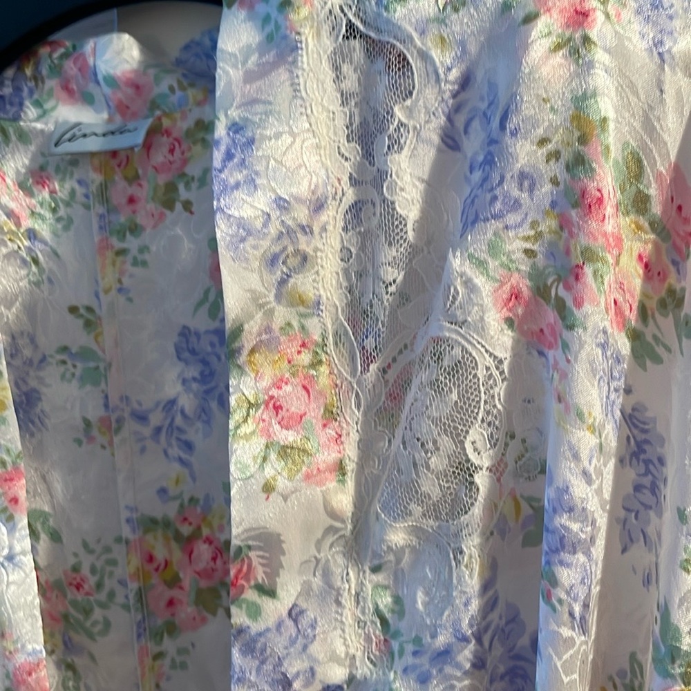 Floral Kimono Robe size L - Picture 2 of 5